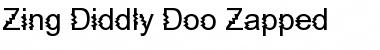 Zing Diddly Doo Zapped Font