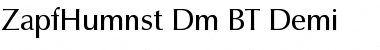ZapfHumnst Dm BT Font