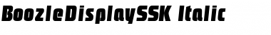 BoozleDisplaySSK Font