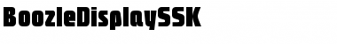 Download BoozleDisplaySSK Font