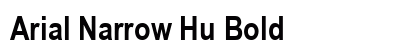Arial Narrow Hu Bold Font Arial Narrow Hu Bold Font Preview
