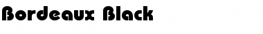 Bordeaux Black Font