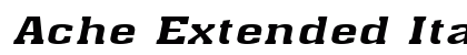 Ache Extended Italic