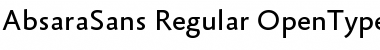 AbsaraSans-Regular Regular Font
