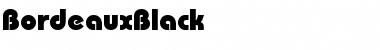 BordeauxBlack Font