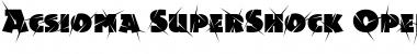 Acsioma-SuperShock Font