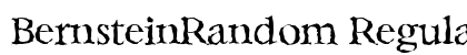 BernsteinRandom Regular