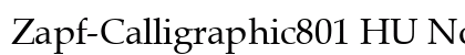 Zapf-Calligraphic801 HU Normal preview