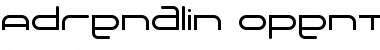 Adrenalin Regular Font Adrenalin Regular Font