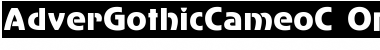 AdverGothic CameoC Regular Font