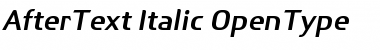 After Text Italic Font