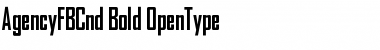 AgencyFBCnd Font