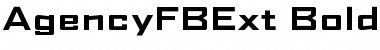 AgencyFBExt Font