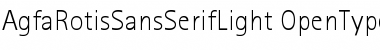 AgfaRotisSansSerifLight Regular Font