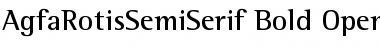 AgfaRotisSemiSerif Font