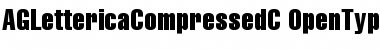 AGLettericaCompressedC Regular Font AGLettericaCompressedC Regular Font