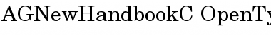 AGNewHandbookC Regular Font AGNewHandbookC Regular Font
