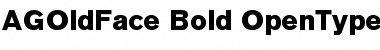 AG Old Face Font