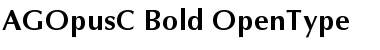 AGOpusC Bold Font