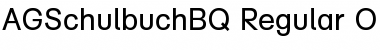 AG Schulbuch BQ Font