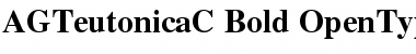 AGTeutonicaC Bold Font