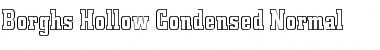 BorghsHollowCondensed Normal Font