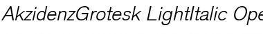 AkzidenzGrotesk Font