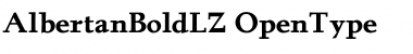 Albertan BoldLZ Font