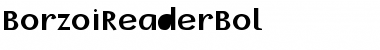 BorzoiReaderBol Regular Font