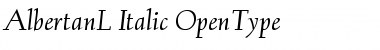 AlbertanL-Italic Font
