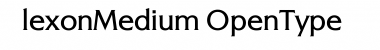AlexonMedium Regular Font