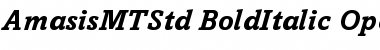 Amasis MT Std Font