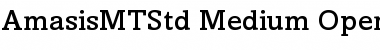 Amasis MT Std Medium Font