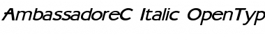 AmbassadoreC Italic Font