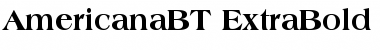 Americana Font