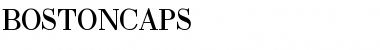 BostonCaps Regular Font