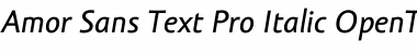 Amor Sans Text Pro Font