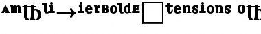 Amplifier BoldExtensions Font Amplifier BoldExtensions Font