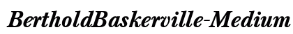 BertholdBaskerville-Medium MediumItalic preview
