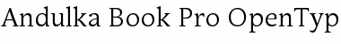 Andulka Book Pro Font