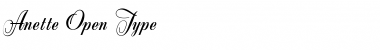 Anette Regular Font Anette Regular Font