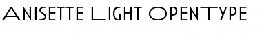 Anisette Light Font