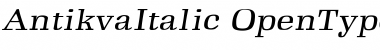 Antikva Italic Font