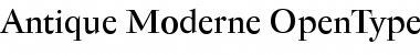 Antique Moderne Regular Font
