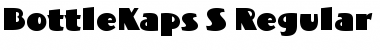 BottleKaps S Regular Regular Font