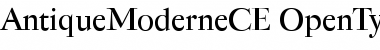 Antique Moderne CE Font