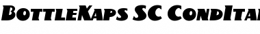 BottleKaps SC CondItalic Regular Font