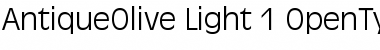 AntiqueOlive Regular Font AntiqueOlive Regular Font
