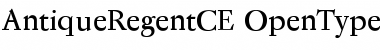 Antique Regent CE Regular Font