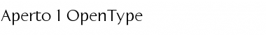 Aperto Regular Font